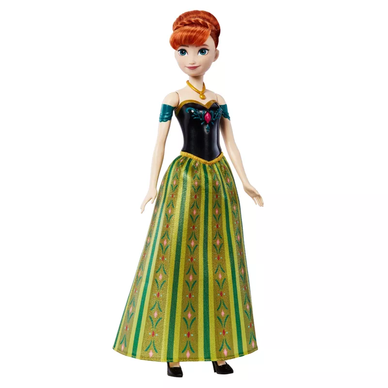 Disney Frozen Dainuojanti Anna lėlė dainuoja „For the First Time in Forever“ 4 kalbomis iš filmo