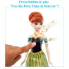 Disney Frozen Dainuojanti Anna lėlė dainuoja „For the First Time in Forever“ 4 kalbomis iš filmo