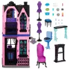 Monster High Boo-tique viešbučio lėlių namelis su šiurpiais siurprizais kiekviename kambaryje ir 13+ priedų