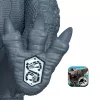 Jurassic World Rebirth Wild Roar Abelisaurus žaislinis dinozauras, uodega valdomas puolimo kąsnis ir garsas