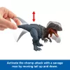 Jurassic World Rebirth Wild Roar Abelisaurus žaislinis dinozauras, uodega valdomas puolimo kąsnis ir garsas