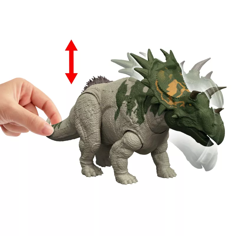 MATTEL Jurassic World Laukinis Riaumojimas Spiklipeus JGB89 — kolekcionuojama dinozaurų veiksmo figūrėlė