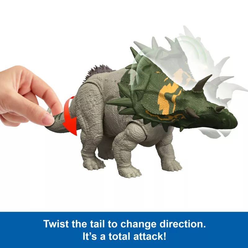 MATTEL Jurassic World Laukinis Riaumojimas Spiklipeus JGB89 — kolekcionuojama dinozaurų veiksmo figūrėlė