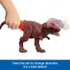 Jurassic World Rebirth Wild Roar Aucasaurus žaislinis dinozauras, uodega valdomas atakos kąsnis ir garsas