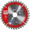 Diskinių pjūklų diskų rinkinys Einhell-KWB 584795, Ø165 mm, kiaurymė 20 mm, 3 vnt. medžio drožlių plokštėms, kietmedžiui, fanerai, plastikui, spygliuočiams