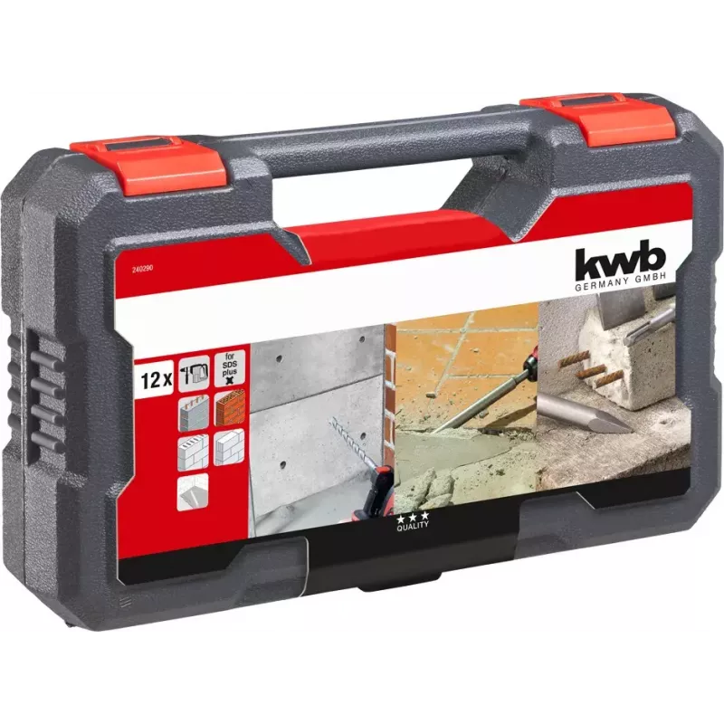 Grąžtų rinkinys KWB 240290 12 vnt. 5 mm skersmuo
