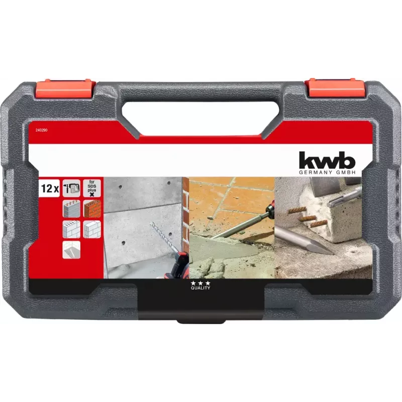 Grąžtų rinkinys KWB 240290 12 vnt. 5 mm skersmuo