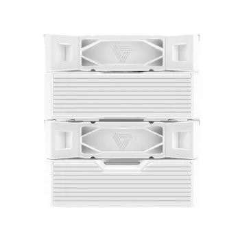 CPU aušintuvas Montech NX600 (baltas) su 120 mm ventiliatoriumi, suderinamas oro aušintuvas staliniams procesoriams