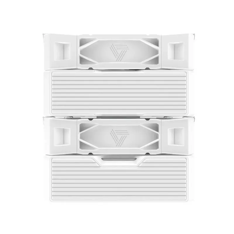 CPU aušintuvas Montech NX600 (baltas) su 120 mm ventiliatoriumi, suderinamas oro aušintuvas staliniams procesoriams