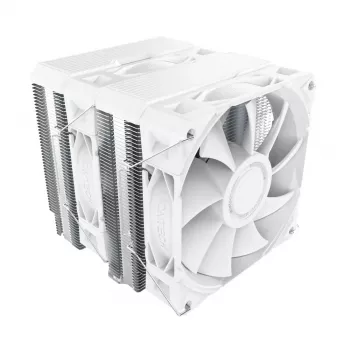 CPU aušintuvas Montech NX600 (baltas) su 120 mm ventiliatoriumi, suderinamas oro aušintuvas staliniams procesoriams