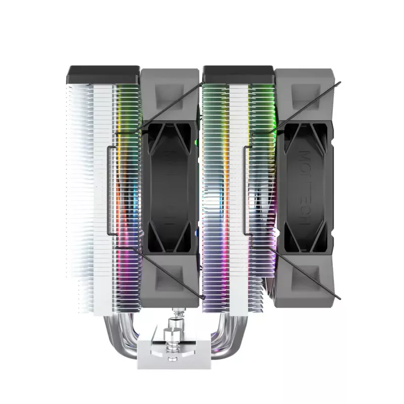 CPU aušintuvas Montech NX600 ARGB, juodas, 120 mm ventiliatorius, ARGB apšvietimas
