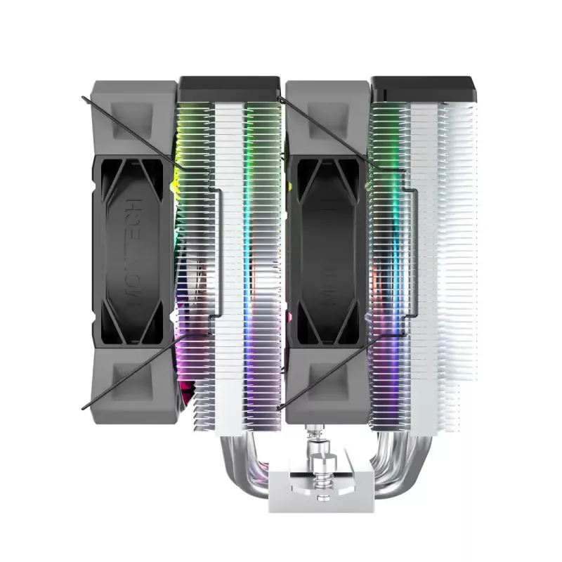 CPU aušintuvas Montech NX600 ARGB, juodas, 120 mm ventiliatorius, ARGB apšvietimas