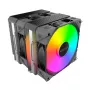 CPU aušintuvas Montech NX600 ARGB, juodas, 120 mm ventiliatorius, ARGB apšvietimas
