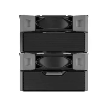 CPU aušintuvas Montech NX600 juodas su 120 mm ventiliatoriumi