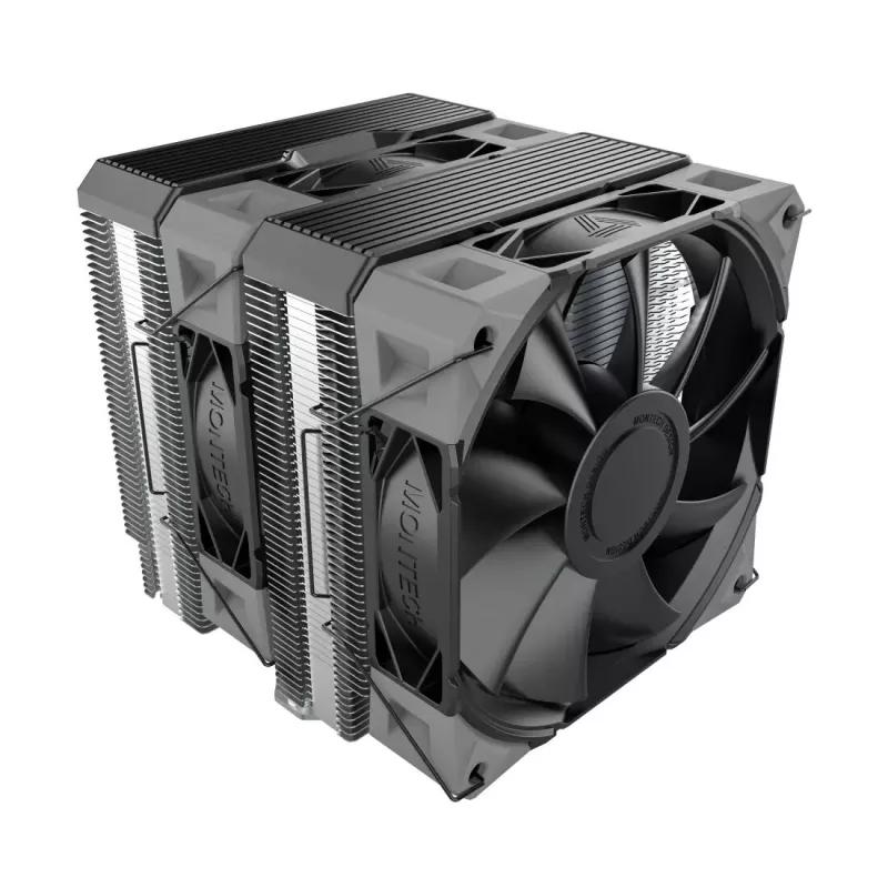 CPU aušintuvas Montech NX600 juodas su 120 mm ventiliatoriumi