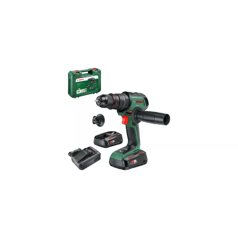 Bosch AdvancedImpact 18V-80 QuickSnap 1950 RPM beraktis 890 g juoda, žalia