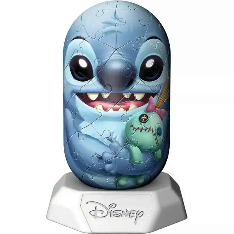 3D dėlionė Ravensburger Disney Stitch Hylkies — figūros formos 3D figūra