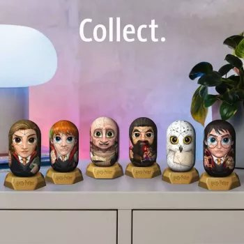 3D dėlionė Ravensburger Hylkies Haris Poteris Dobis, putplasčio tarpusavyje sujungiamos dalys, surinkta figūrėlė