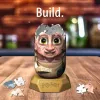 3D dėlionė Ravensburger Hylkies Haris Poteris Dobis, putplasčio tarpusavyje sujungiamos dalys, surinkta figūrėlė