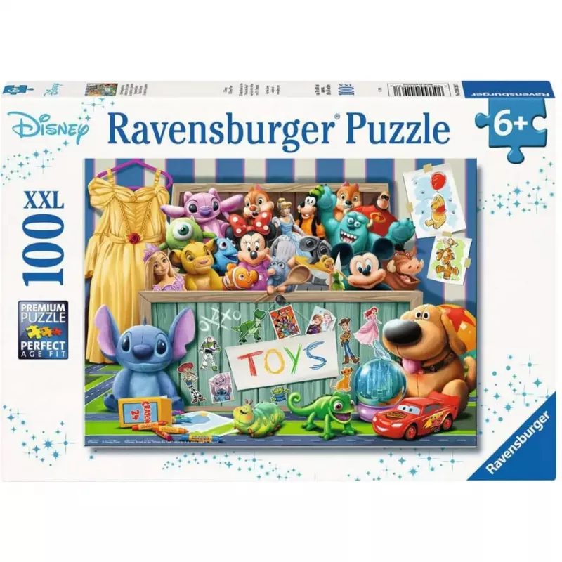 Vaikiška dėlionė Ravensburger Disney Pixar Toy Collection — 100 dalių