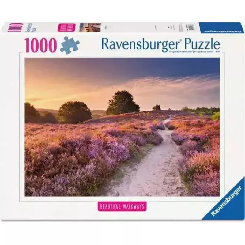 Dėlionė Ravensburger Pink Pathway Nyderlandai, 1000 vnt., 700×? mm, 2 mm storio