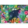 Dėlionė Ravensburger Panther in the Blooming Jungle — 3000 detalių, didelio formato laisvalaikio dėlionė