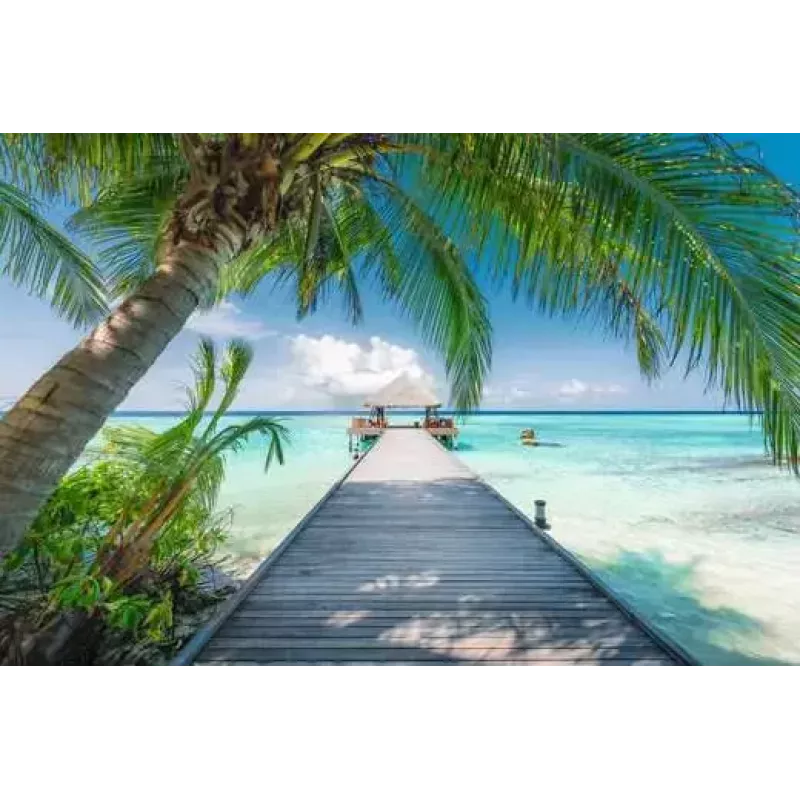 Dėlionė Ravensburger Dream Beach in the Maldives — 4000 dalių, aukštos kokybės vaizdas