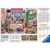 Dėlionė Ravensburger Blossoms Flower Shop 1000 dalių, 700 mm plotis