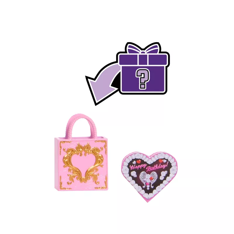 Lėlė MATTEL Monster High Scary Sweet Birthday Cupid Asteria – kolekcinė mados lėlė, lankstoma, teminė apranga