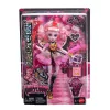 Lėlė MATTEL Monster High Scary Sweet Birthday Cupid Asteria – kolekcinė mados lėlė, lankstoma, teminė apranga