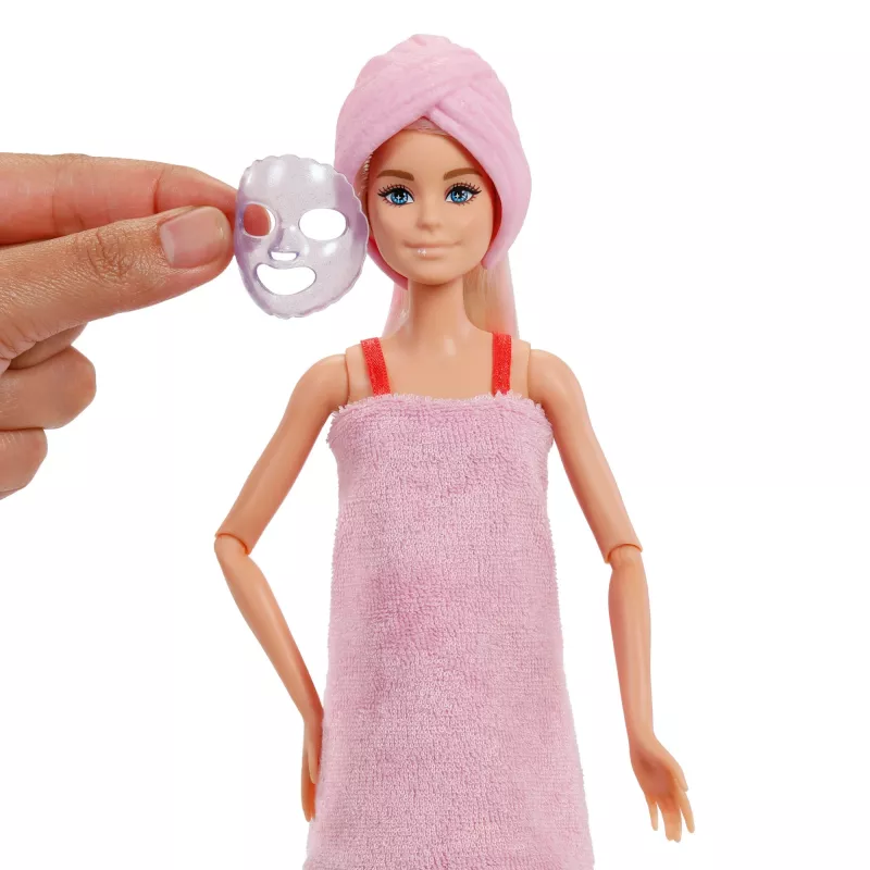 Barbie Party Unboxed Glam Party Series raudona blizganti lėlė ir priedai su 10 staigmenų