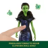 Mattel Universal Pictures' Wicked: For Good dainuojanti Elphaba lėlė, filmo įkvėpta apranga, dainuoja „For Good“