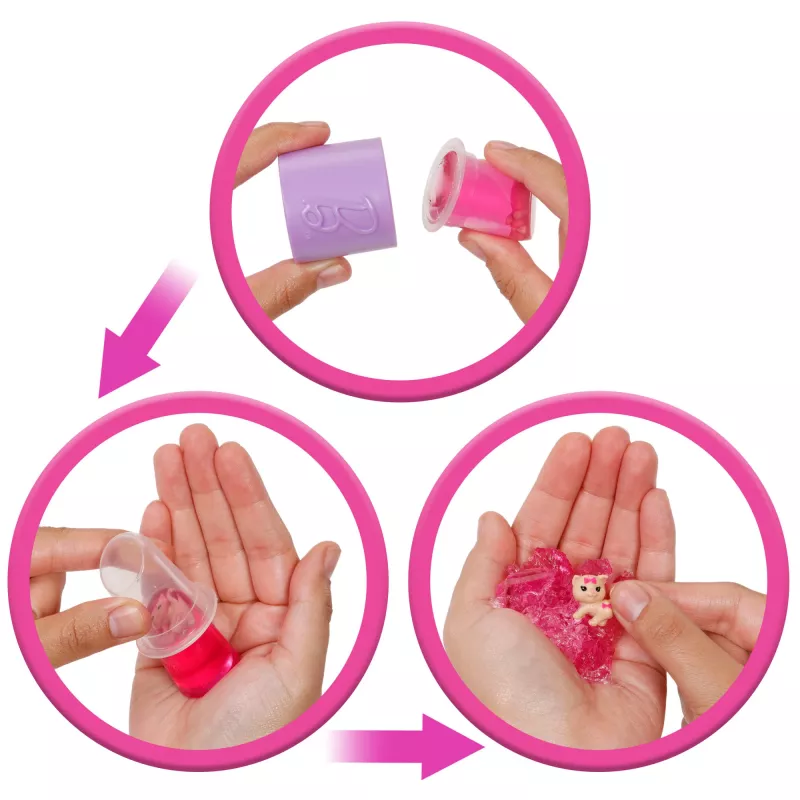 Lėlių rinkinys MATTEL Barbie Party Unboxed Reveal Set Curvy JFY67 – madingos apvalių formų lėlės ir aksesuarai