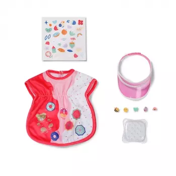 BABY born Paplūdimio apranga 43cm Lėlių paplūdimio rinkinys