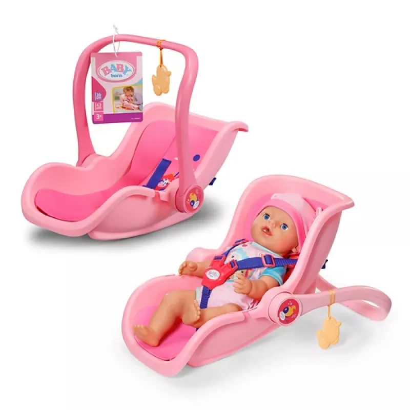 BABY born Comfort Seat Pink lėlei skirta kelioninė sėdynė