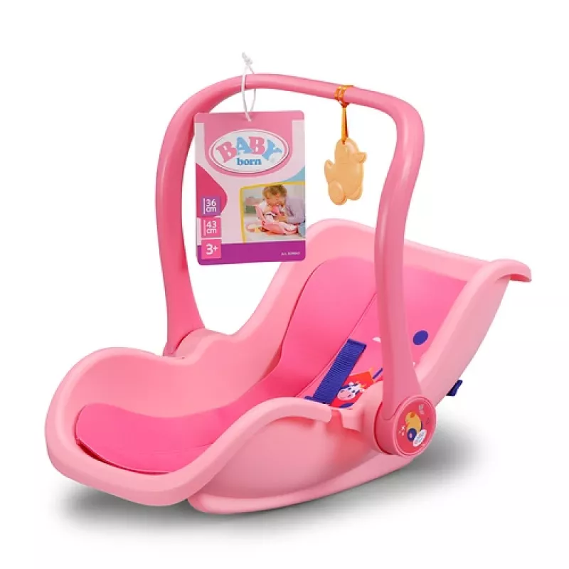 BABY born Comfort Seat Pink lėlei skirta kelioninė sėdynė