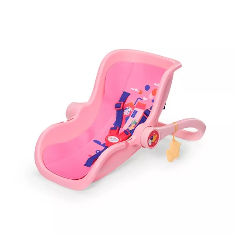 BABY born Comfort Seat Pink lėlei skirta kelioninė sėdynė