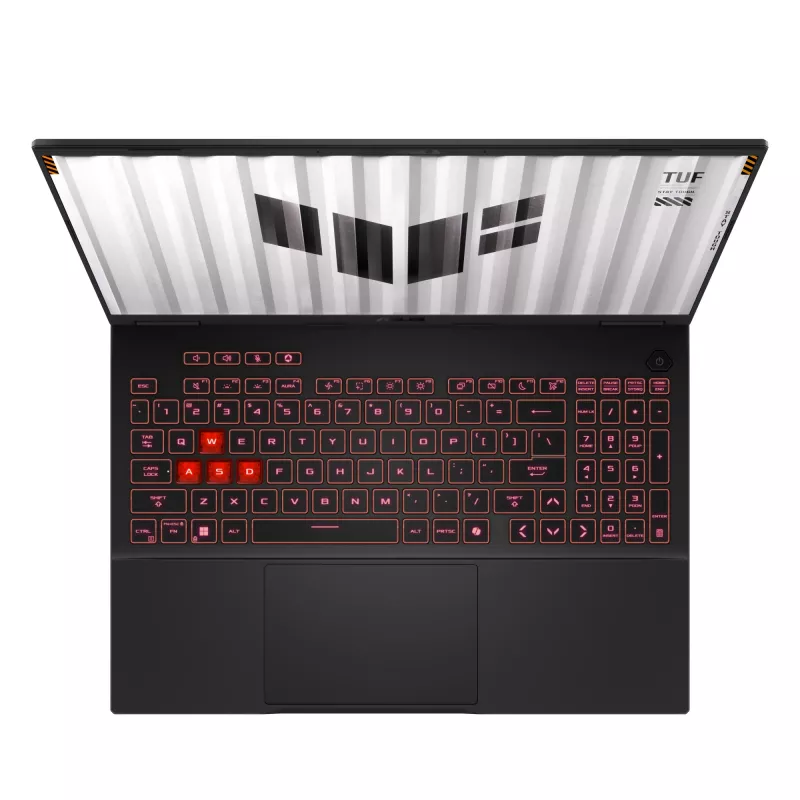 ASUS TUF Gaming A16 FA608UP-RV019W AMD Ryzen™ 7 260 Nešiojamasis kompiuteris 40,6 cm (16 colių) WUXGA 32 GB DDR5-SDRAM 1 TB SSD NVIDIA GeForce RTX 5070 Wi-Fi 6E (802.11ax) Windows 11 Home German Pilka