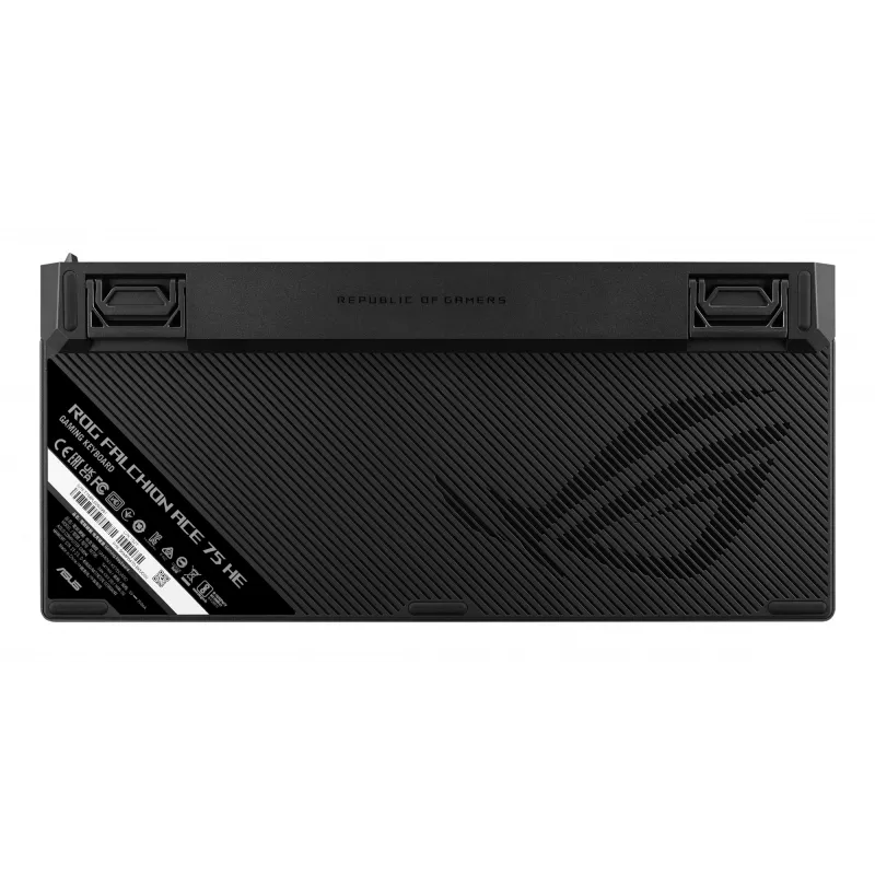 Mechaninė žaidimų klaviatūra ASUS ROG Falchion Ace 75% — USB, magnetiniai-mechaniniai jungikliai, RGB, juoda
