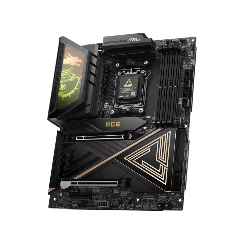 Pagrindinė plokštė MSI MEG X870E ACE MAX AM5 su 4x DDR5, 4x SATA, 5x M.2 (7E85-001R)