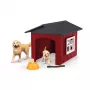 Animal Schleich FARM WORLD šunų būda su auksaspalviu retriveriu