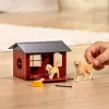 Animal Schleich FARM WORLD šunų būda su auksaspalviu retriveriu