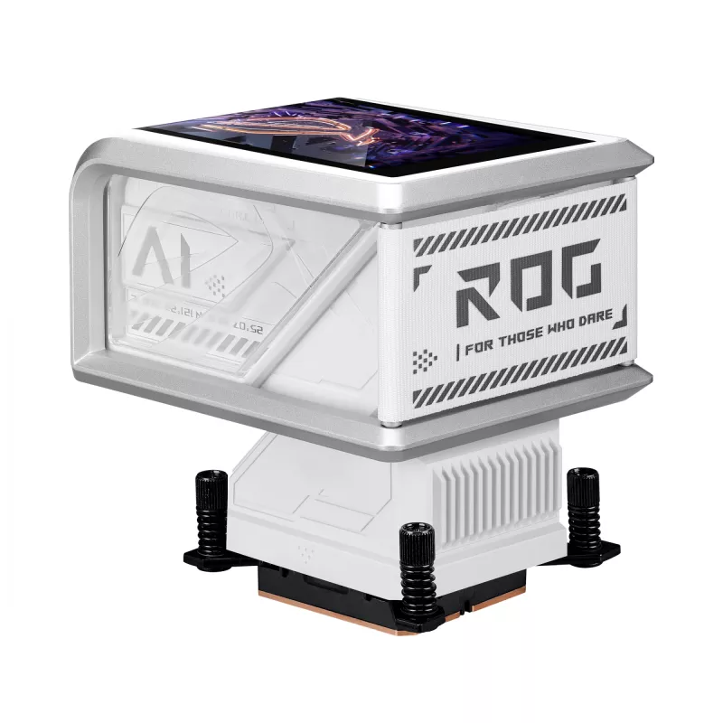 „ASUS ROG RYUO IV 360 ARGB WHT“ – vientisas skysčio aušintuvas, 360 mm radiatorius, 120 mm ventiliatoriai, baltos spalvos
