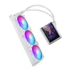 „ASUS ROG RYUO IV 360 ARGB WHT“ – vientisas skysčio aušintuvas, 360 mm radiatorius, 120 mm ventiliatoriai, baltos spalvos