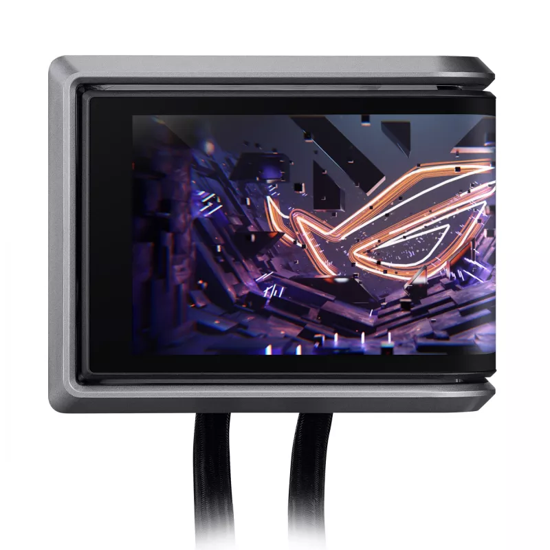 All-in-one skystas aušintuvas ASUS ROG RYUO IV 360 ARGB — 360 mm radiatorius, 120 mm ventiliatoriai, juoda
