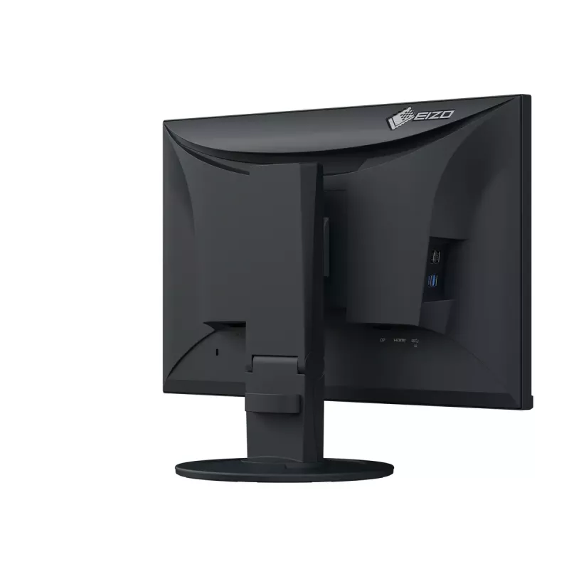 Kompiuterio monitorius EIZO FlexScan EV2400R-BK 23,8 col. (60,5 cm) Full HD 1920x1080 IPS LCD, 5 ms, USB šakotuvas, garsiakalbiai, VESA, reguliuojamas aukštis, juodas