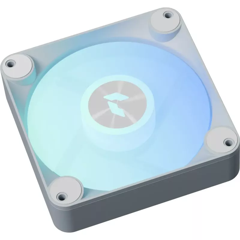 APNX FP1-R 120 mm korpuso ventiliatorius 3 vnt. pakuotė su atvirkštiniu oro srautu, baltas