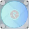 APNX FP1-R 120 mm korpuso ventiliatorius 3 vnt. pakuotė su atvirkštiniu oro srautu, baltas
