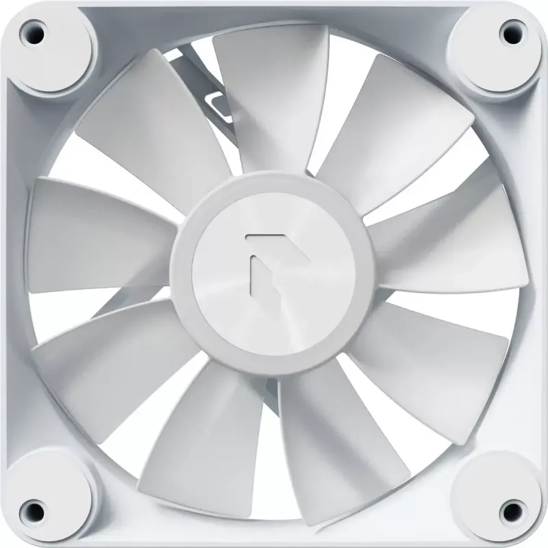 APNX FP1-R 120 mm korpuso ventiliatorius 3 vnt. pakuotė su atvirkštiniu oro srautu, baltas