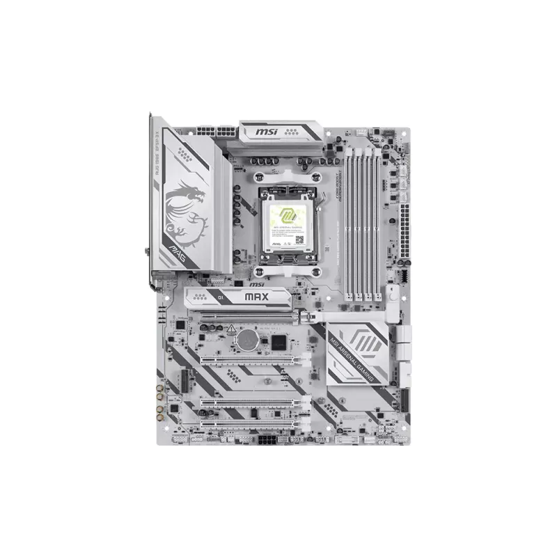 Pagrindinė plokštė MSI MAG B850 GAMING PLUS MAX WIFI (AM5) — Socket AM5, B850 mikroschemų rinkinys, ATX, Wi‑Fi